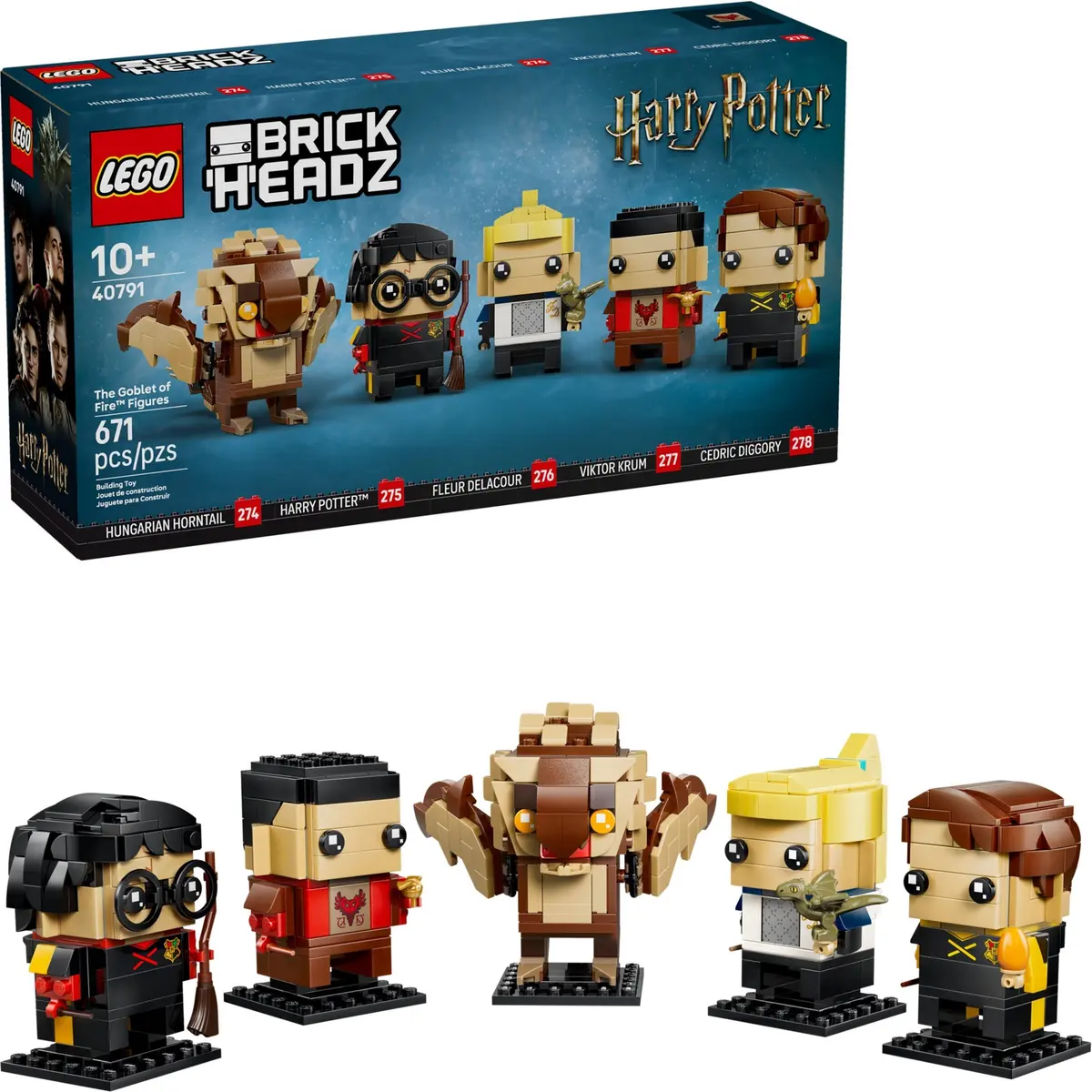 LEGO BrickHeadz 40791 The Goblet of Fire Figures set, image 3