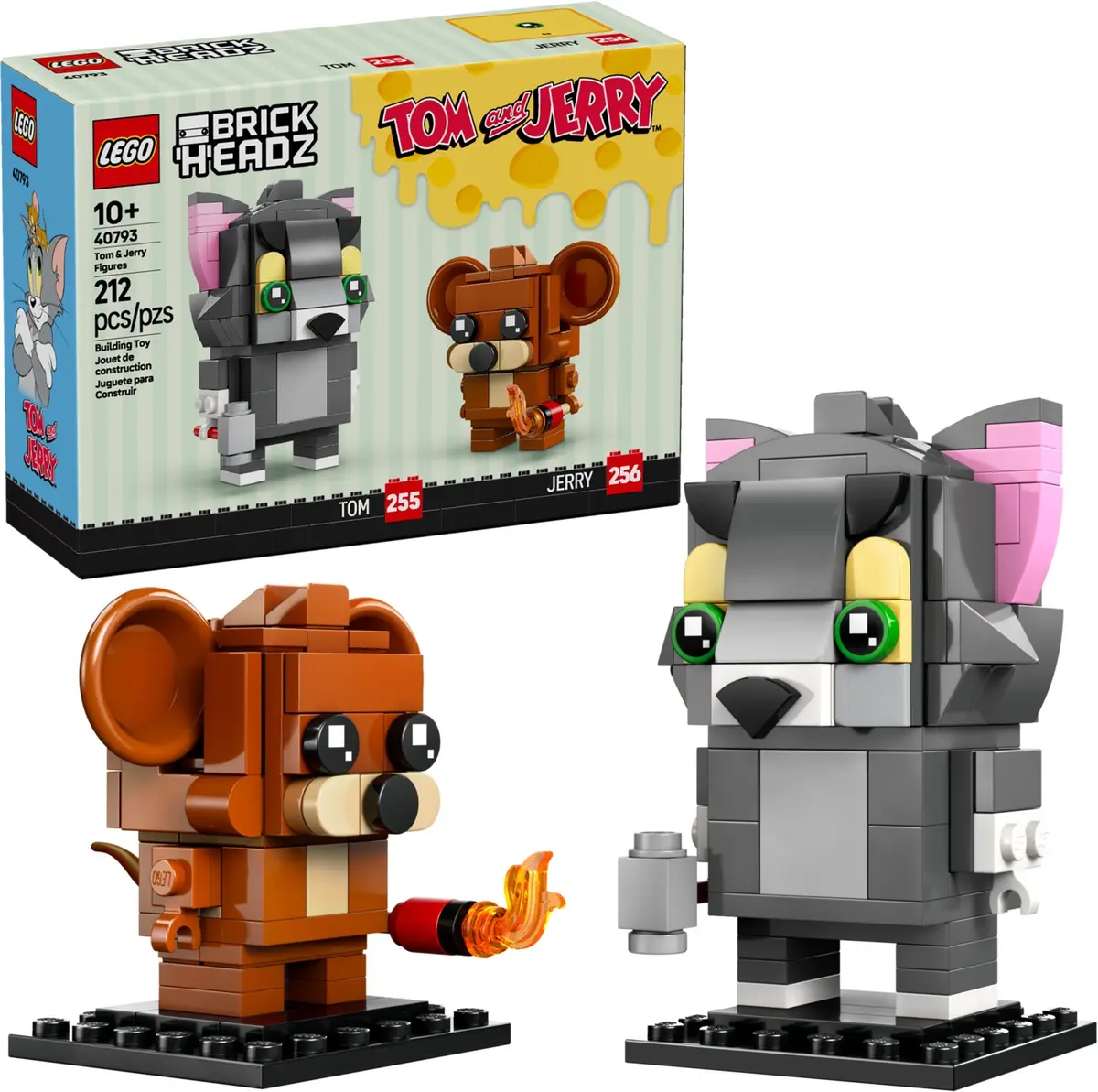 LEGO BrickHeadz 40793 Tom & Jerry Figures set, image 3