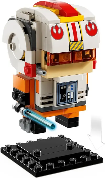 LEGO BrickHeadz 40795 Luke Skywalker (Rebel Pilot) set, image 7