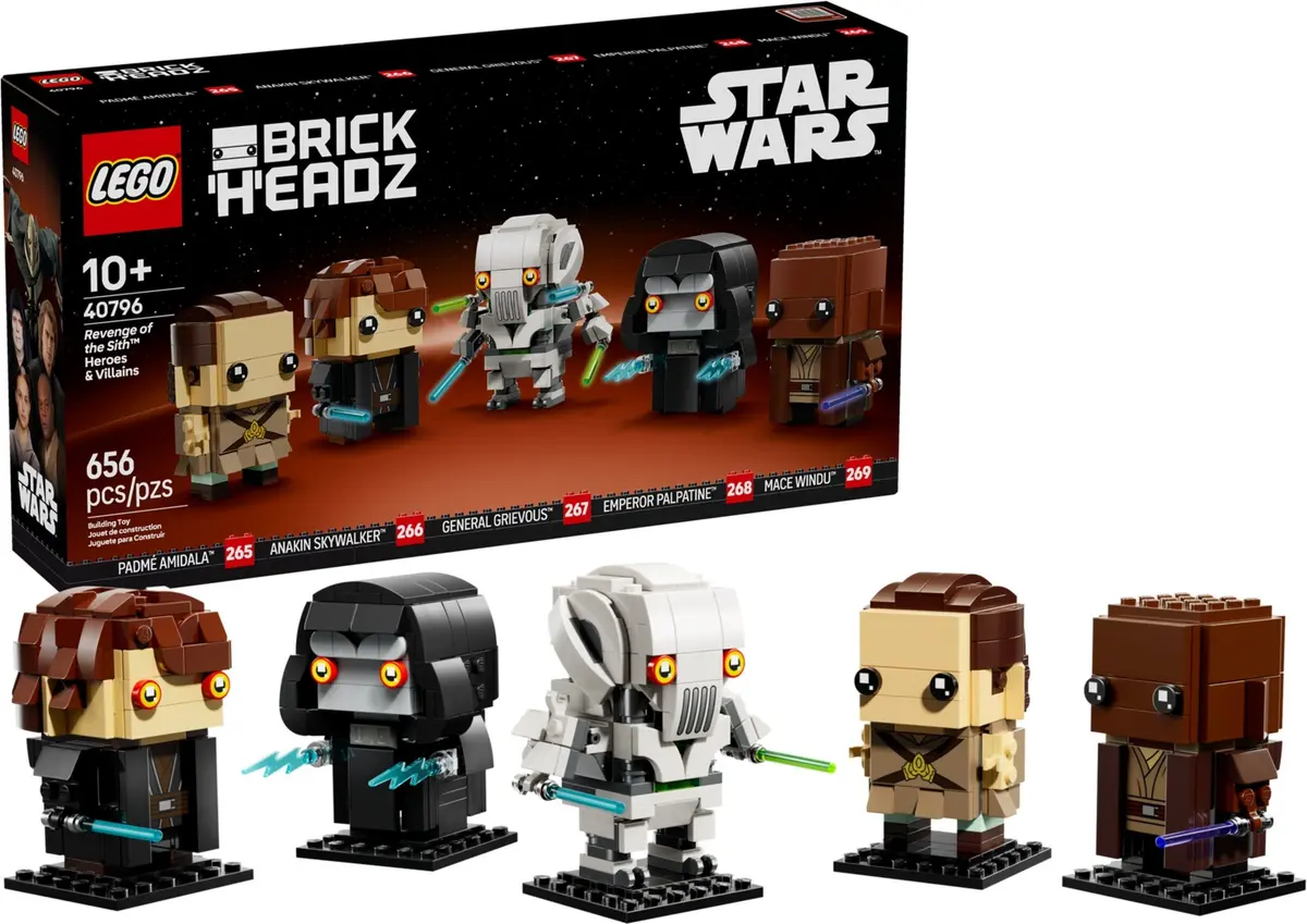 LEGO BrickHeadz 40796 Revenge of the Sith Heroes & Villains set, image 3
