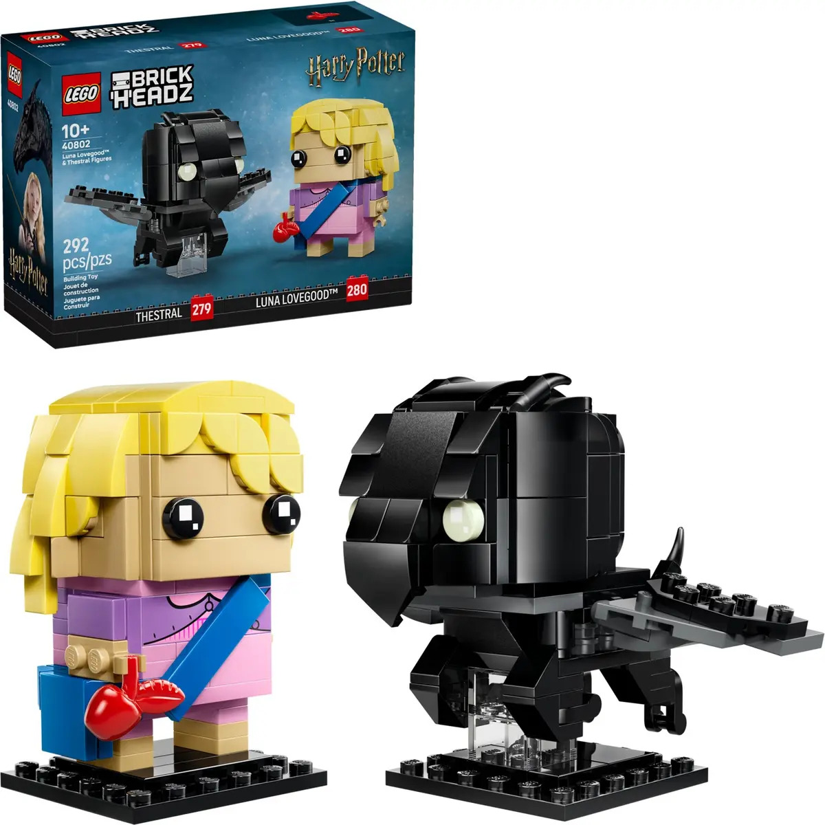 LEGO BrickHeadz 40802 Luna Lovegood & Thestral Figures set, image 3