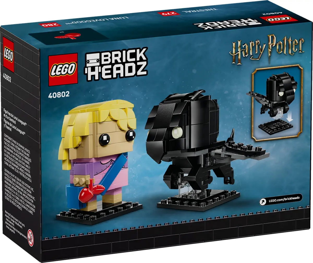LEGO BrickHeadz 40802 Luna Lovegood & Thestral Figures set, image 2