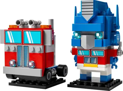 LEGO BrickHeadz 40803 Optimus Prime Robot & Vehicle set