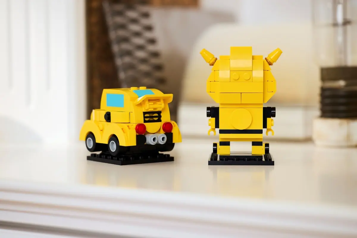 LEGO BrickHeadz 40804 Bumblebee Robot & Vehicle set, image 5