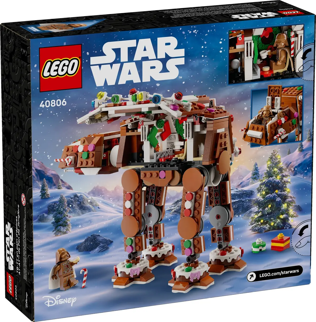 LEGO Star Wars 40806 Gingerbread AT-AT Walker set, image 3