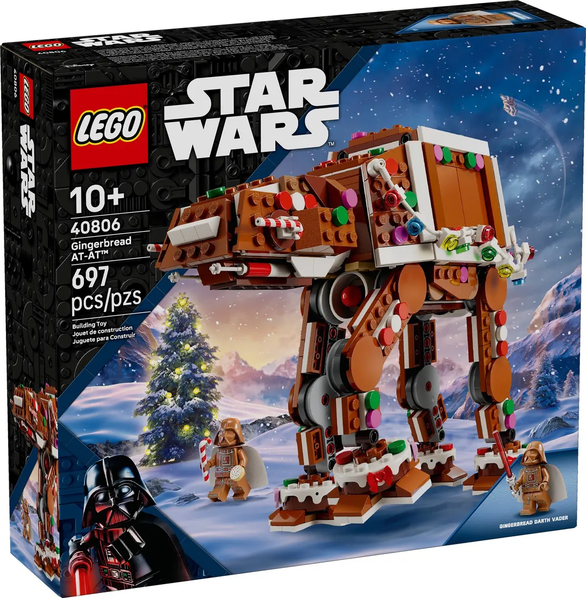 LEGO Star Wars 40806 Gingerbread AT-AT Walker set, image 2