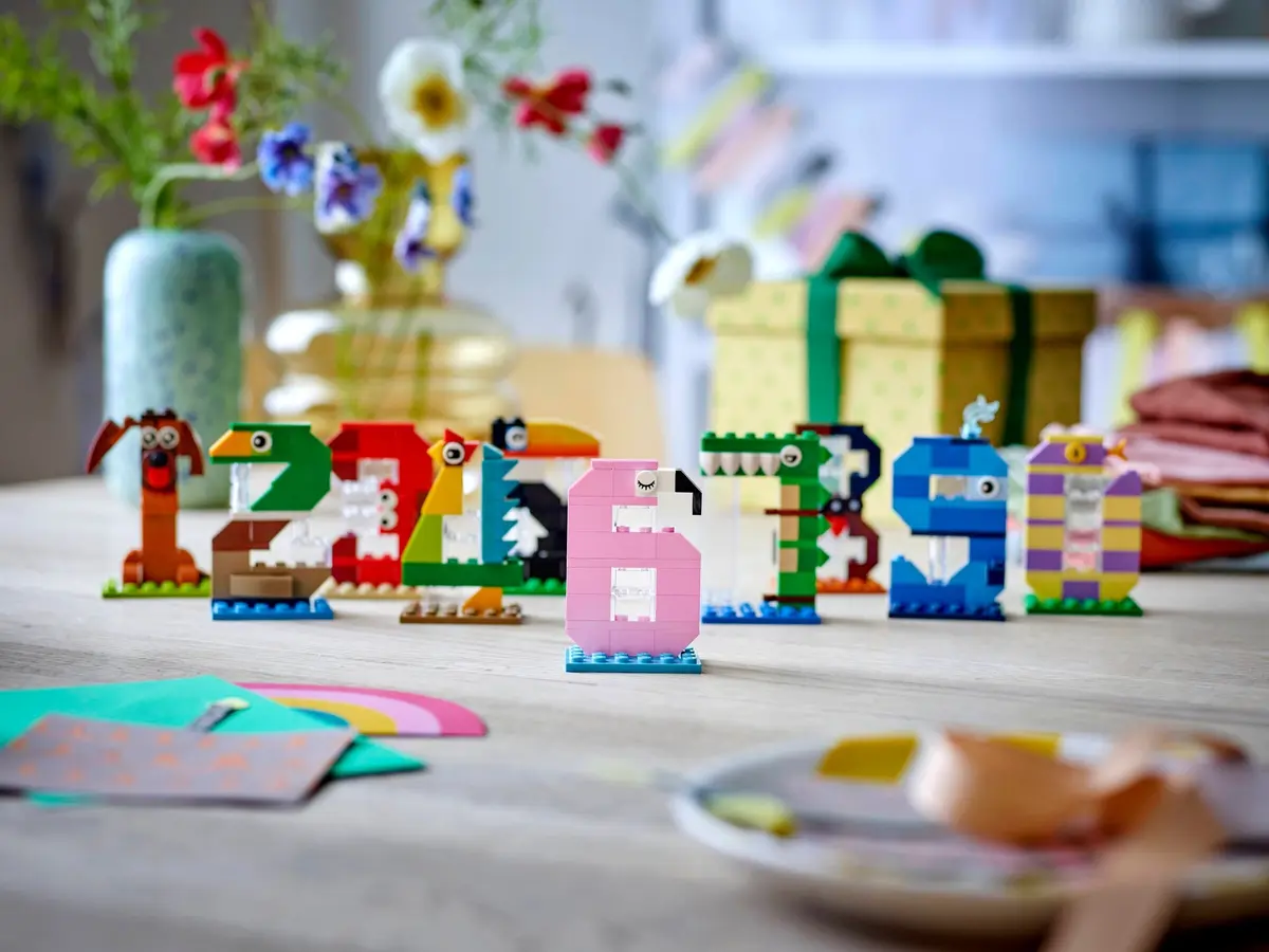 LEGO Seasonal 40807 Birthday Numbers set, image 5