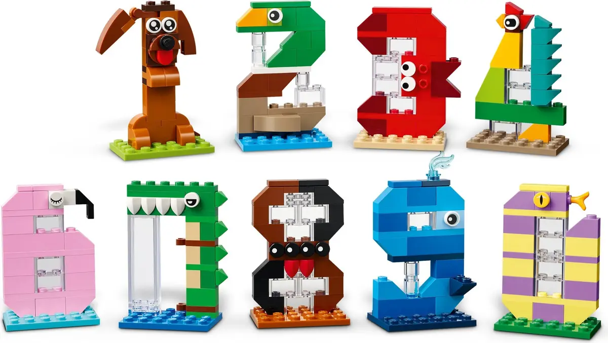 LEGO Seasonal 40807 Birthday Numbers set, image 8