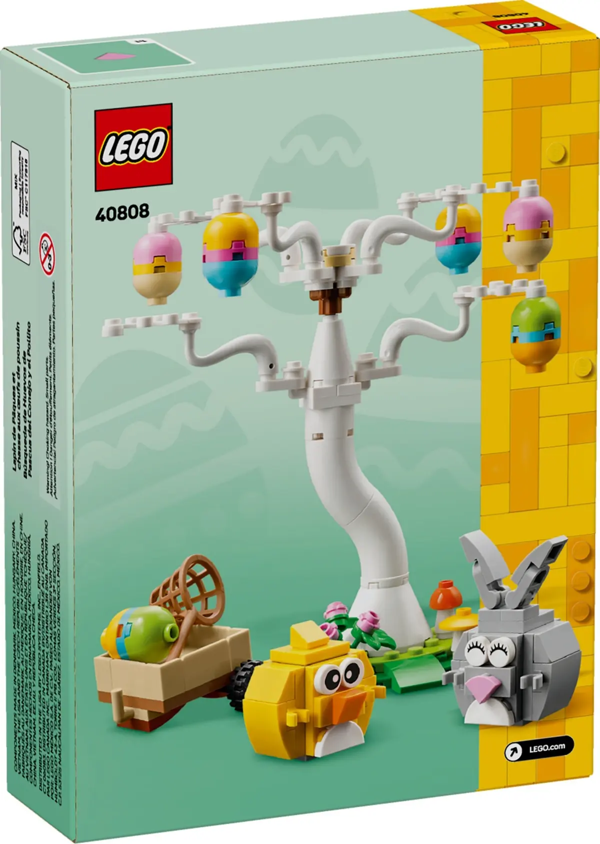 LEGO Seasonal 40808 Easter Bunny and Chick Egg Hunt set, image 4