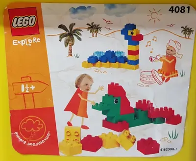 LEGO Explore 4081 Brick Bucket Small set