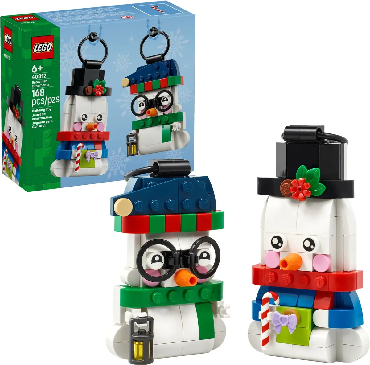 LEGO Seasonal 40812 Snowman Ornaments set, image 3