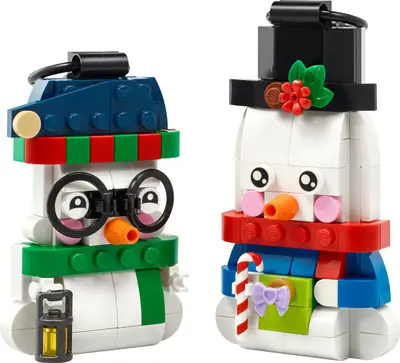 LEGO Seasonal 40812 Snowman Ornaments set
