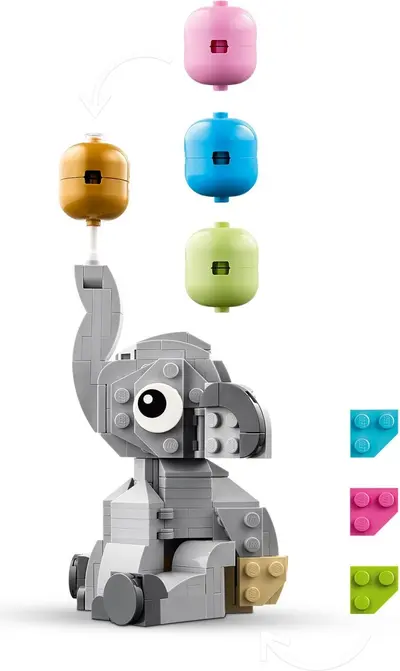LEGO Miscellaneous 40814 Baby Elephant in the Sky set, image 8