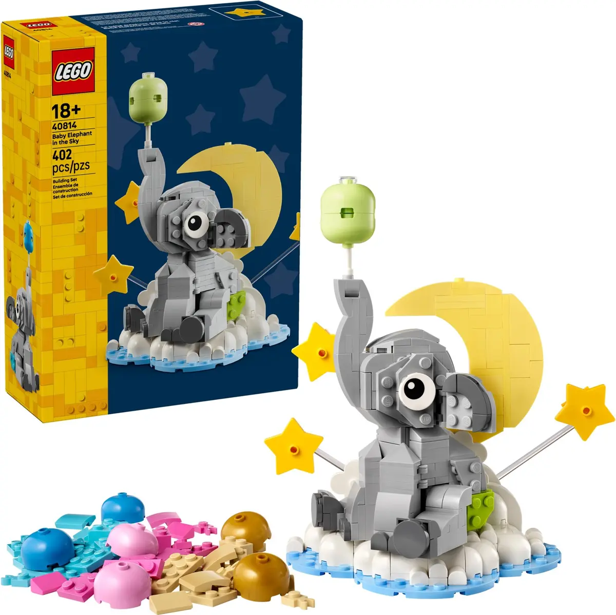 LEGO Miscellaneous 40814 Baby Elephant in the Sky set, image 3
