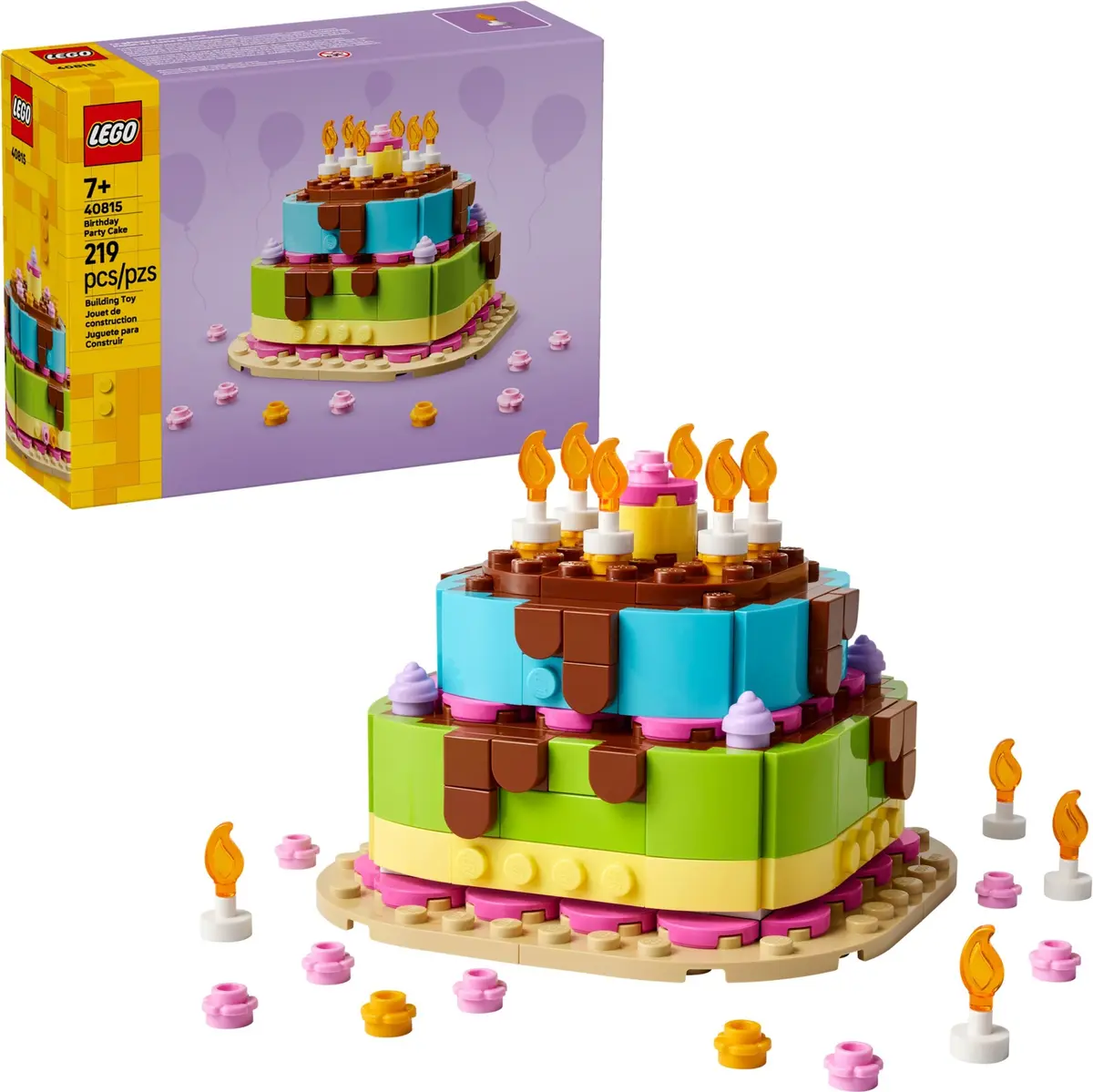 LEGO Seasonal 40815 Birthday Party Cake set, image 3