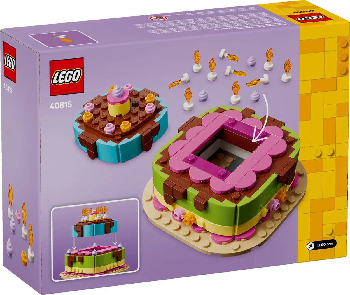 LEGO Seasonal 40815 Birthday Party Cake set, image 2