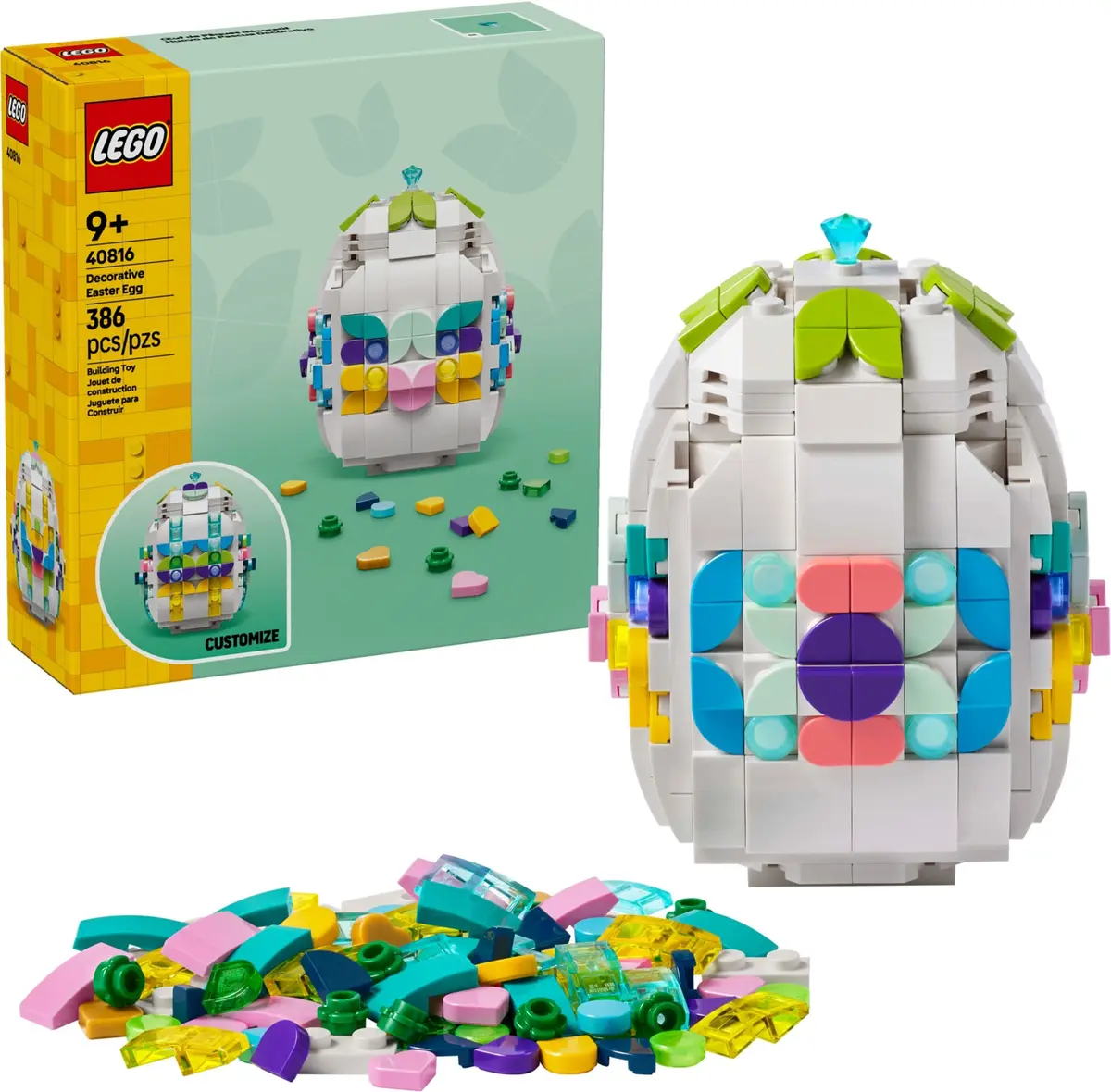 LEGO Seasonal 40816 Decorative Easter Egg set, image 4