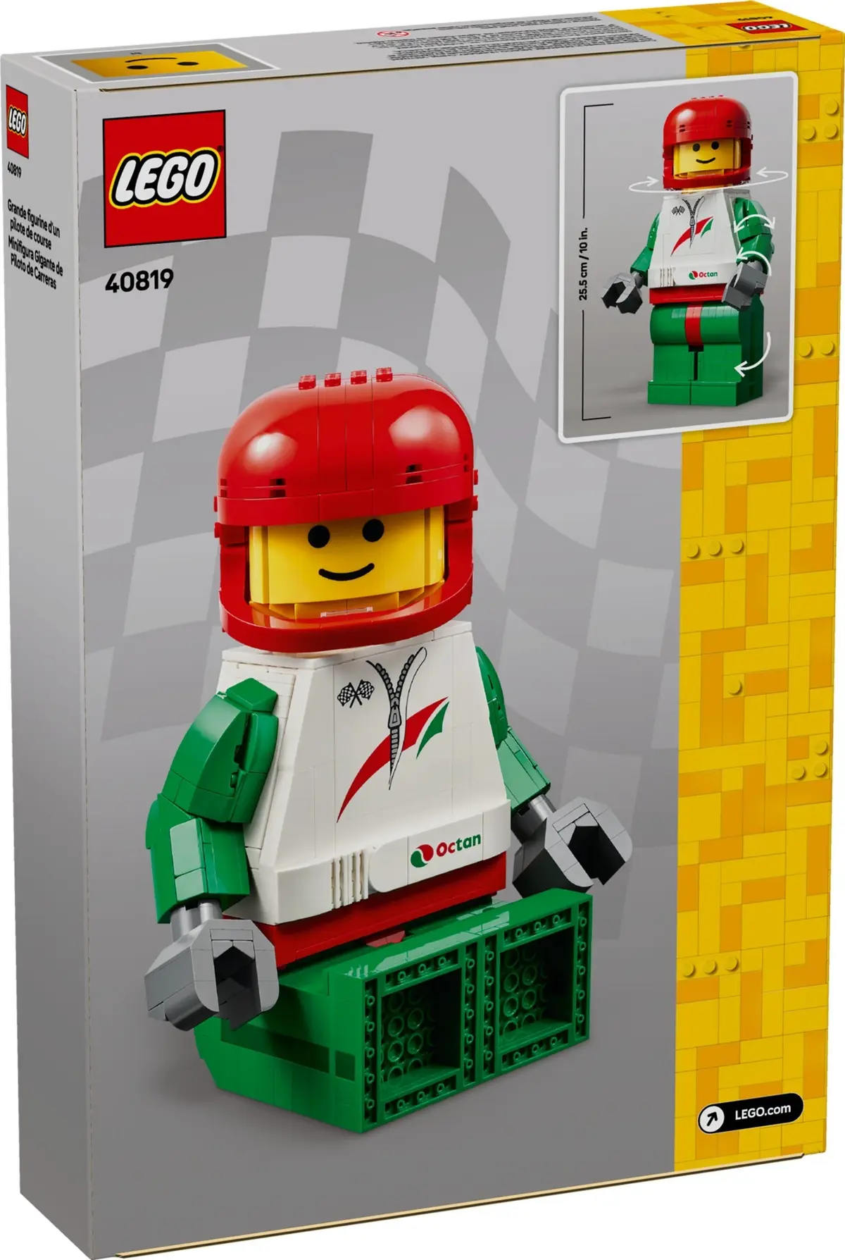LEGO Miscellaneous 40819 Up-Scaled Racing Driver Minifigure set, image 2