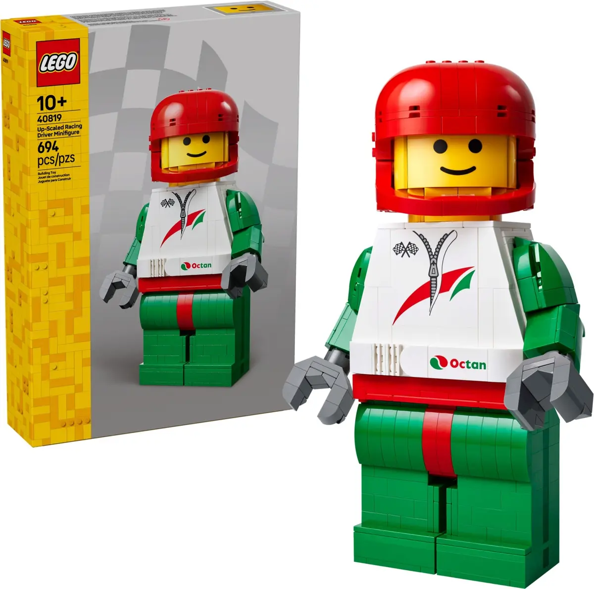 LEGO Miscellaneous 40819 Up-Scaled Racing Driver Minifigure set, image 3