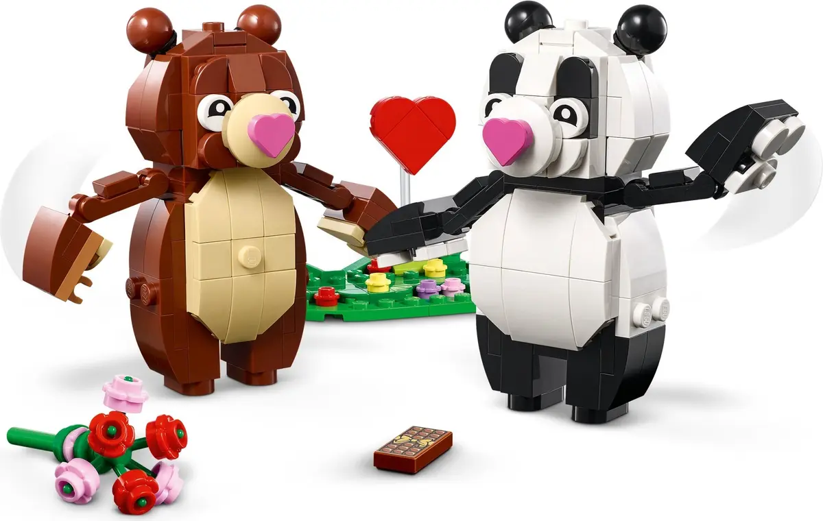 LEGO Seasonal 40821 Love Bears set, image 9
