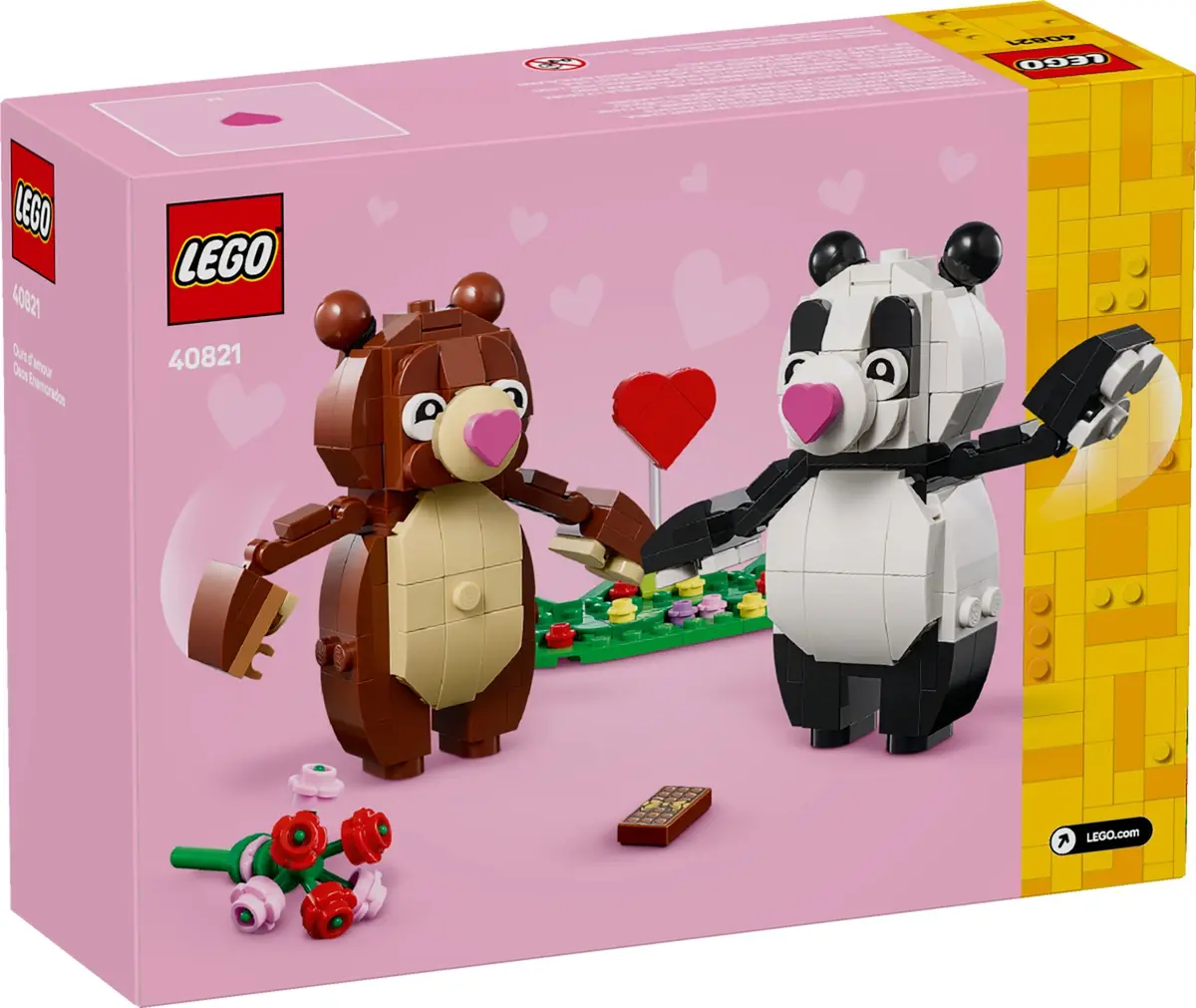LEGO Seasonal 40821 Love Bears set, image 4