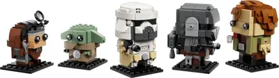 LEGO BrickHeadz 40856 The Mandalorian and Grogu: Allies & Villains set