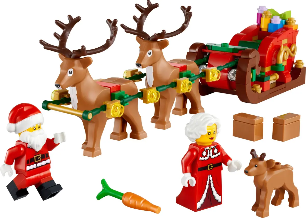LEGO Seasonal 40866 Santa's Holiday Sleigh Adventure set