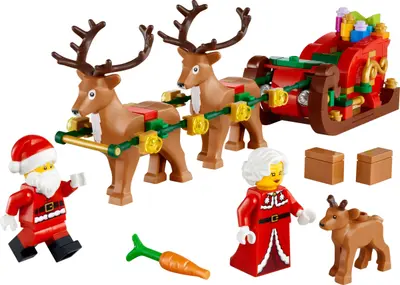 LEGO Seasonal 40866 Santa's Holiday Sleigh Adventure set