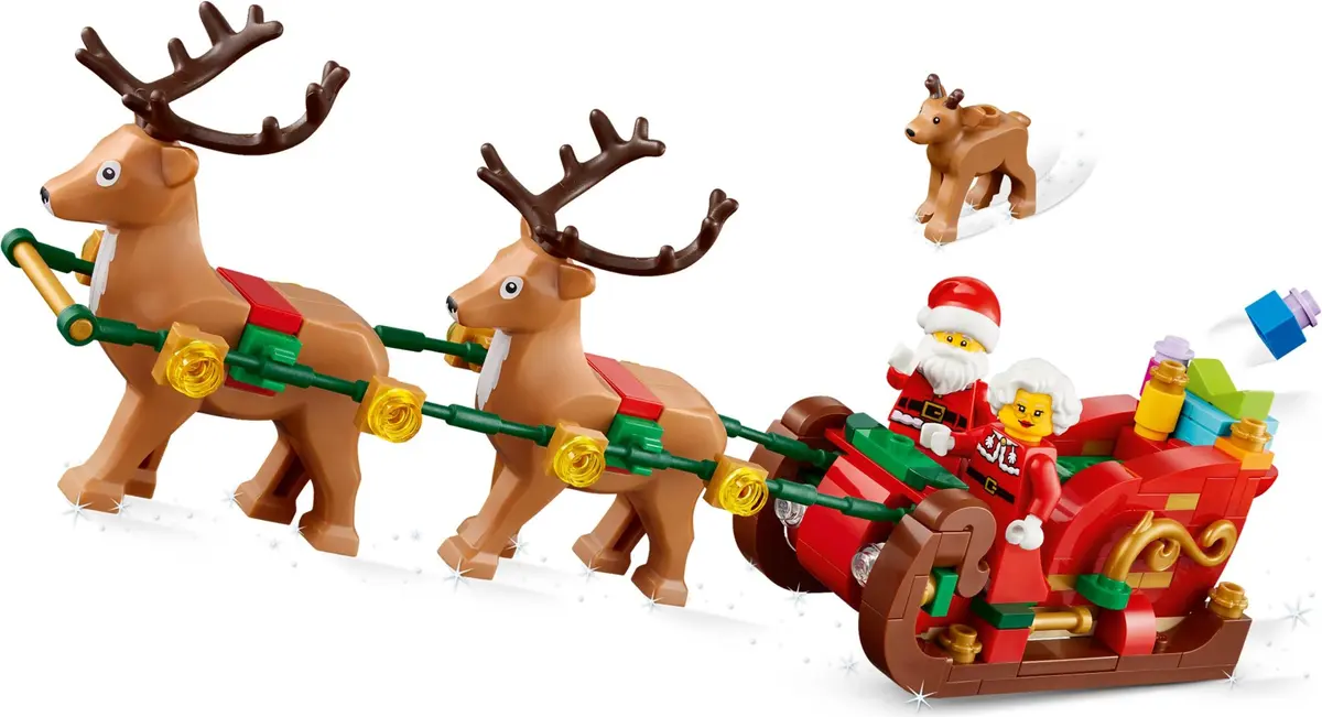 LEGO Seasonal 40866 Santa's Holiday Sleigh Adventure set, image 8
