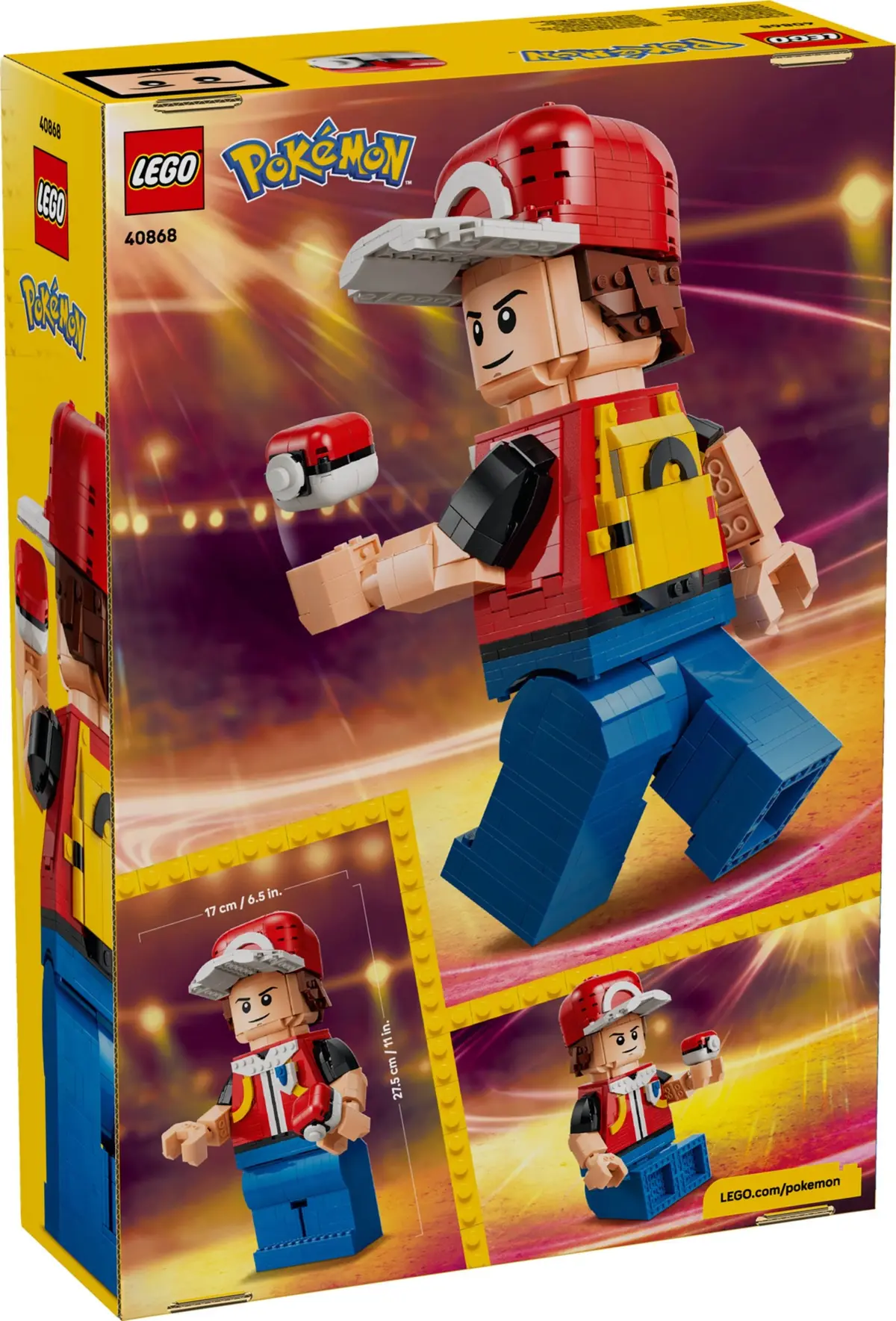 LEGO Pokémon 40868 Up-Scaled Red Minifigure set, image 3