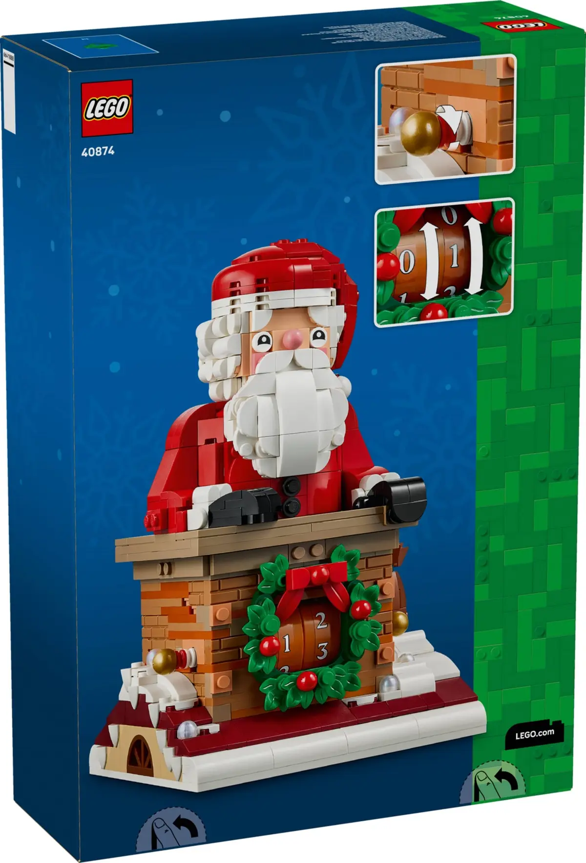 LEGO Seasonal 40874 Santa's Holiday Countdown set, image 3
