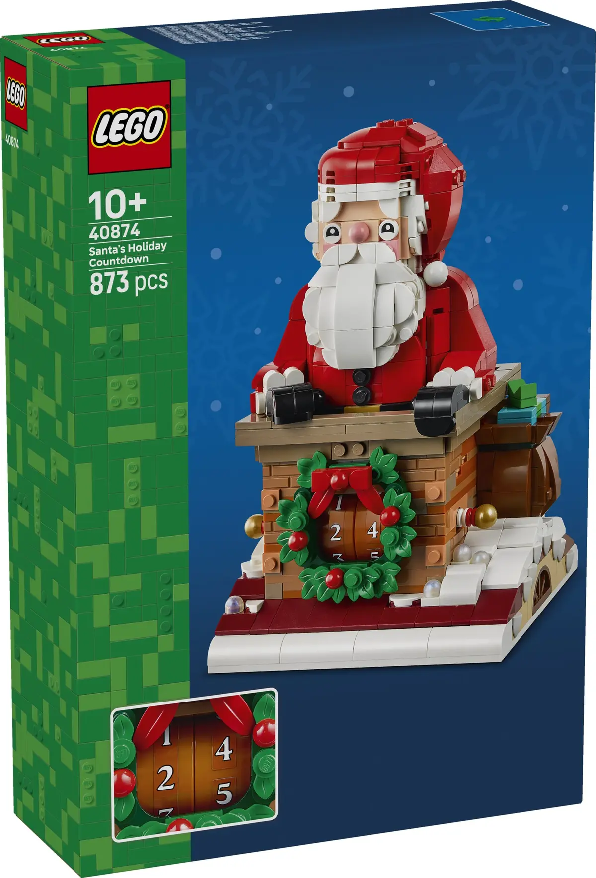 LEGO Seasonal 40874 Santa's Holiday Countdown set, image 2
