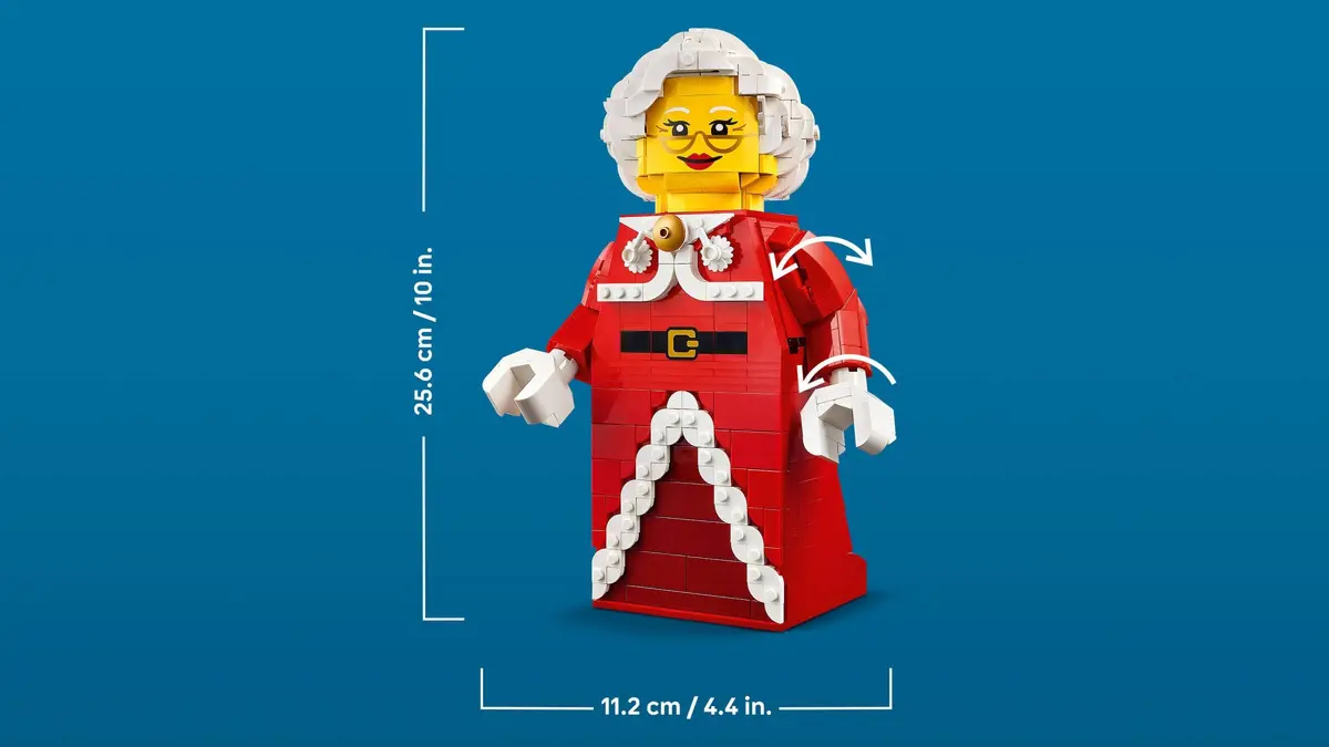 LEGO Seasonal 40875 Up-Scaled Mrs. Claus Minifigure set, image 10
