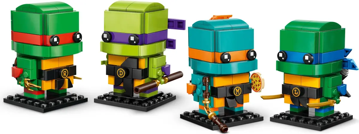 LEGO BrickHeadz 40878 Teenage Mutant Ninja Turtles Figures set, image 11