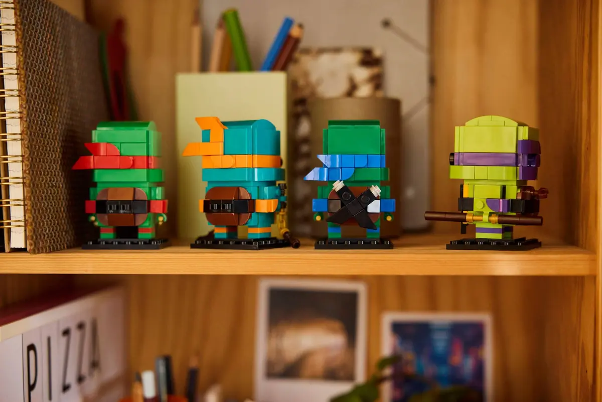 LEGO BrickHeadz 40878 Teenage Mutant Ninja Turtles Figures set, image 7