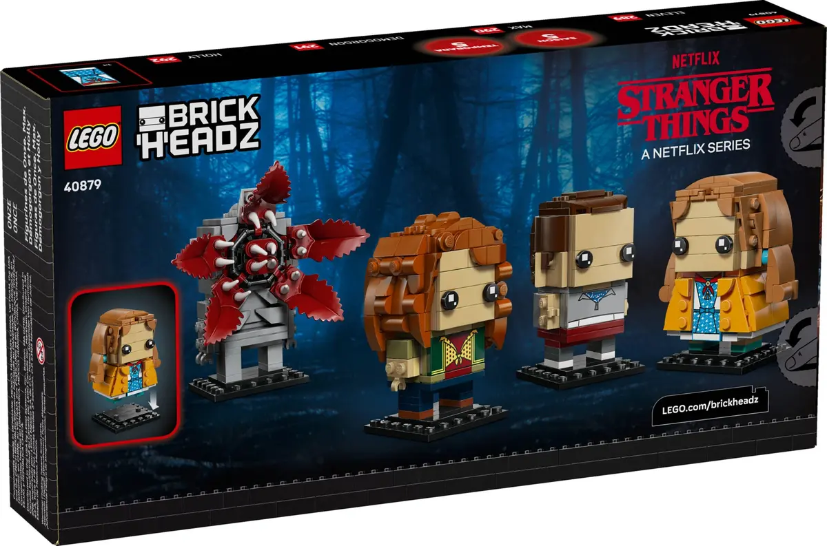 LEGO BrickHeadz 40879 Eleven, Max, Demogorgon and Holly Figures set, image 2