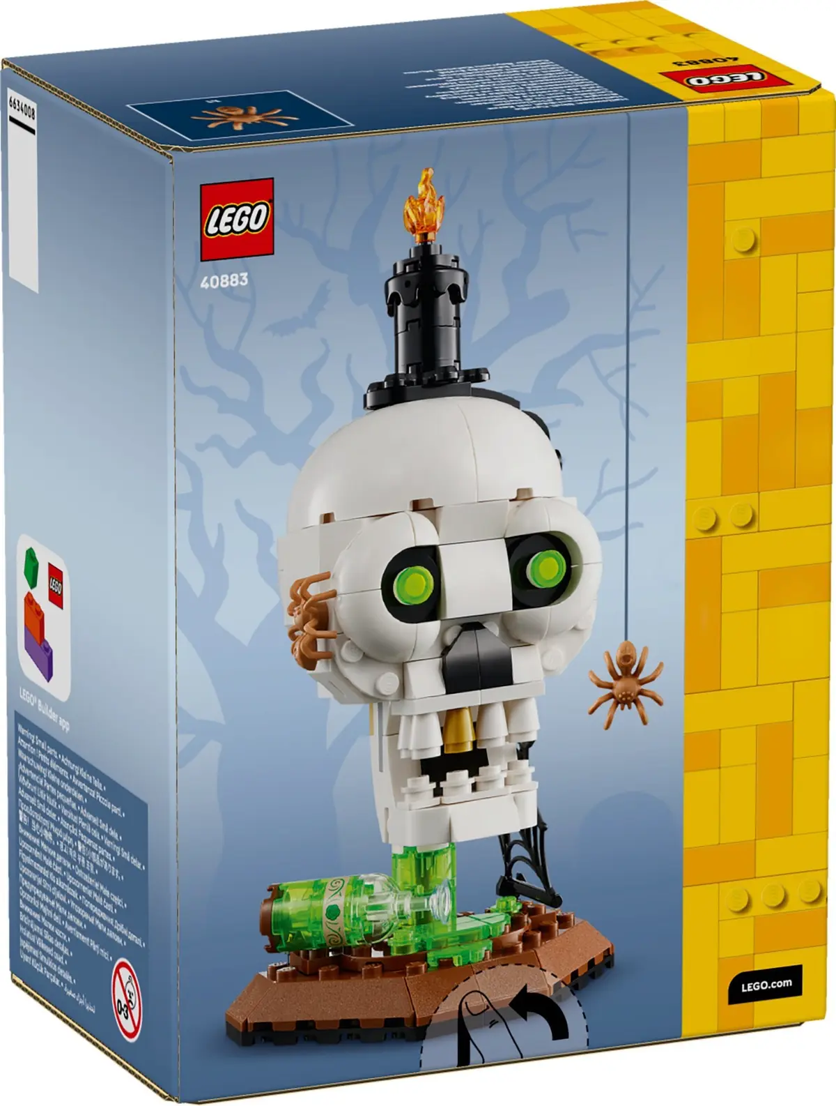 LEGO Seasonal 40883 Halloween Skull Candle set, image 2