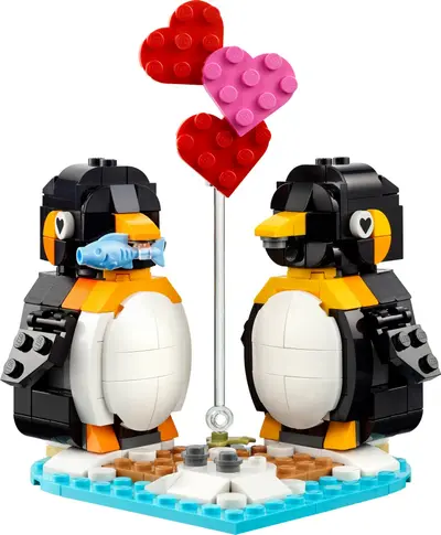 LEGO Seasonal 40886 Penguins in Love set