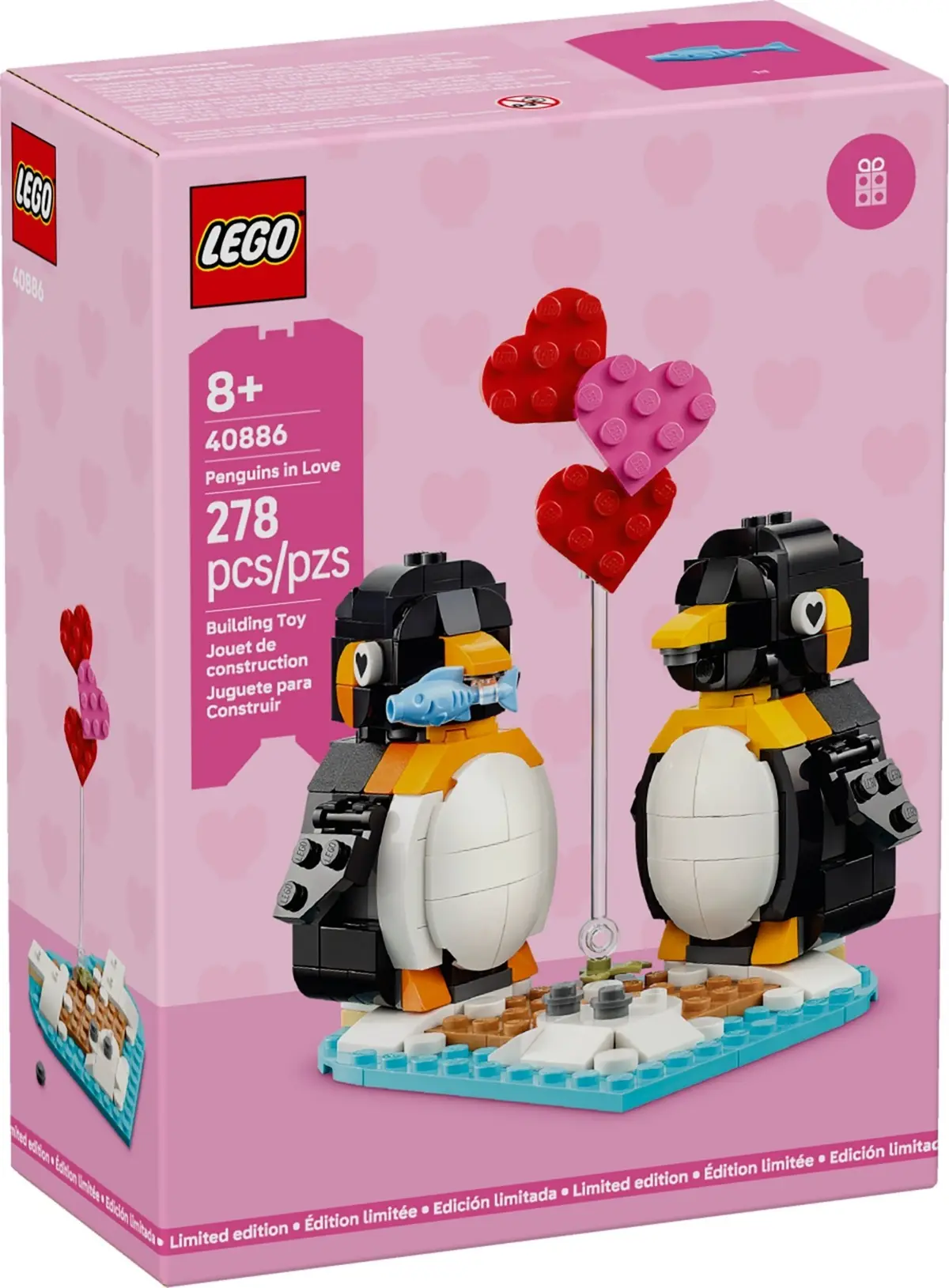 LEGO Seasonal 40886 Penguins in Love set, image 2