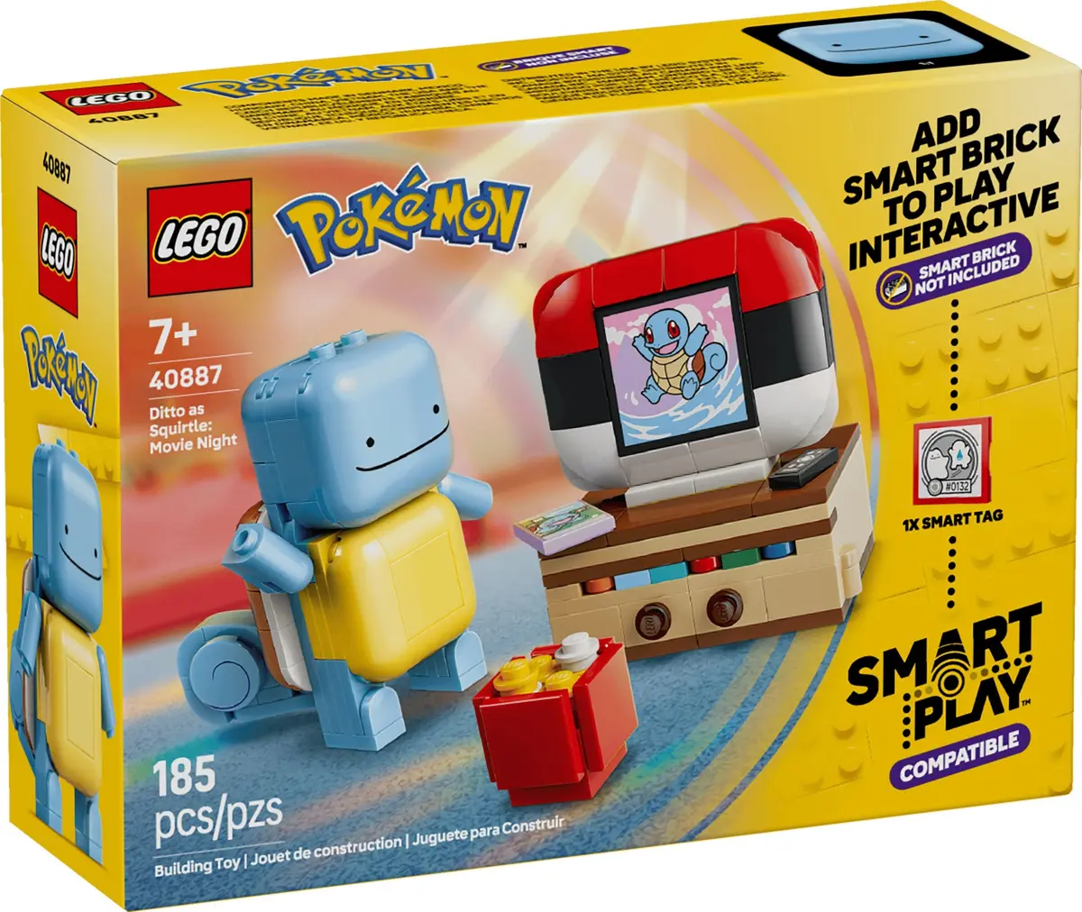 LEGO Pokémon 40887 Ditto as Squirtle: Movie Night set, image 2