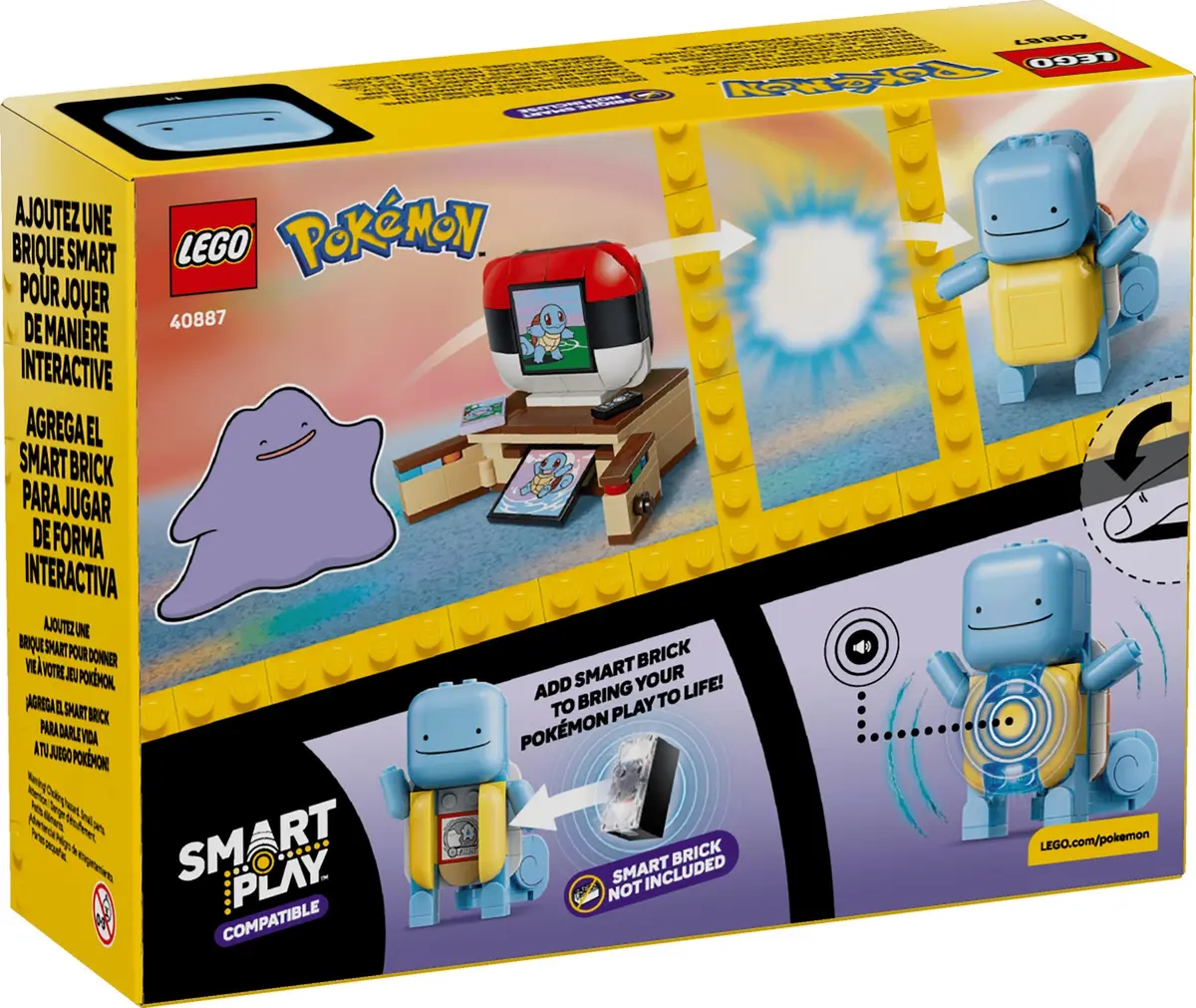 LEGO Pokémon 40887 Ditto as Squirtle: Movie Night set, image 3