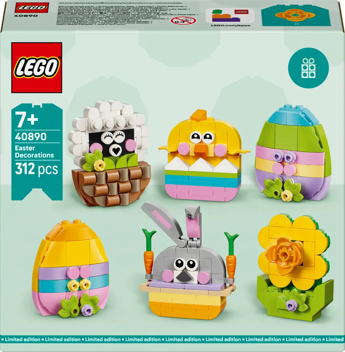 LEGO Seasonal 40890 Easter Decorations set, image 5