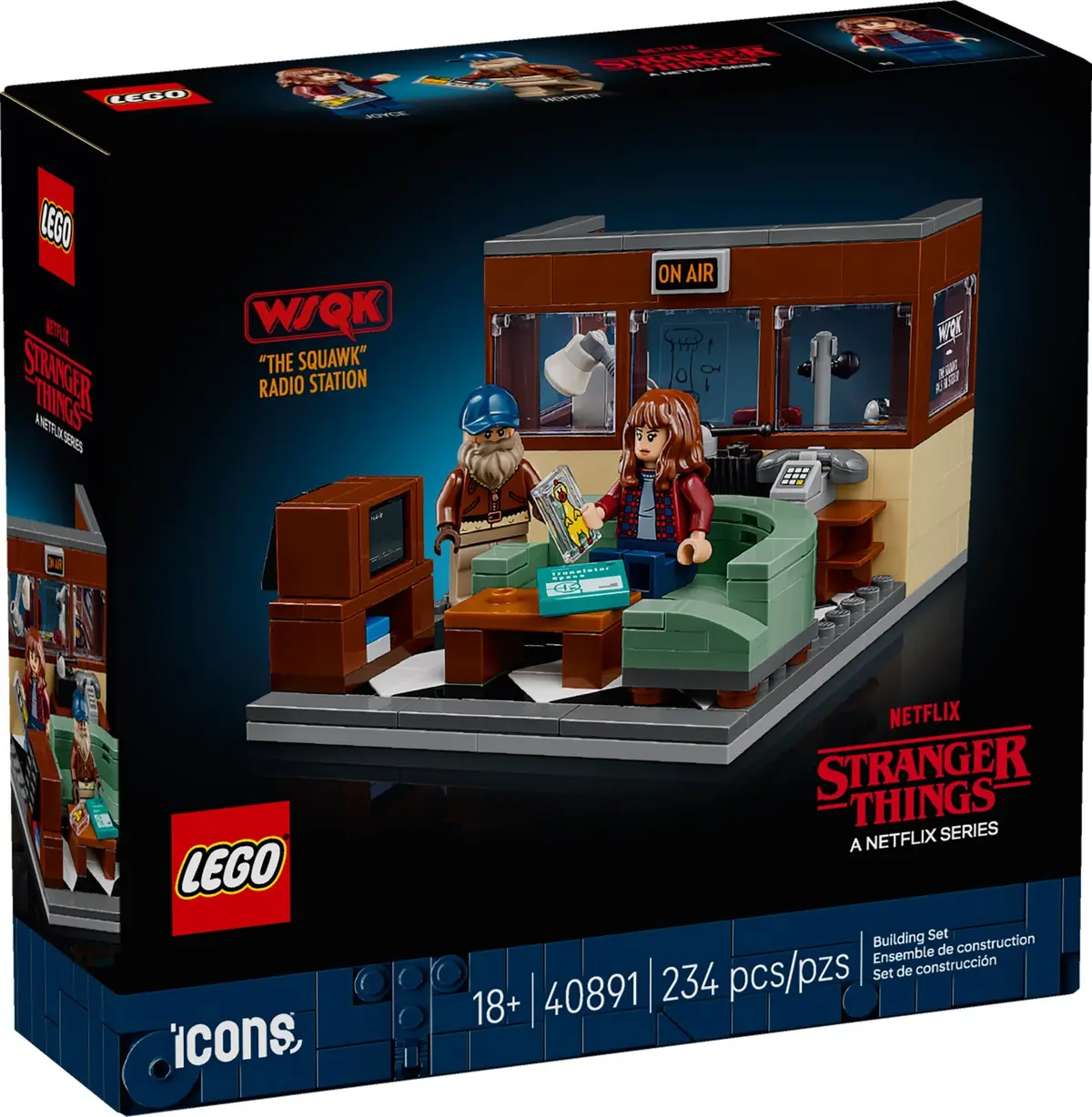 LEGO Icons 40891 Stranger Things: WSQK Radio Station set, image 8