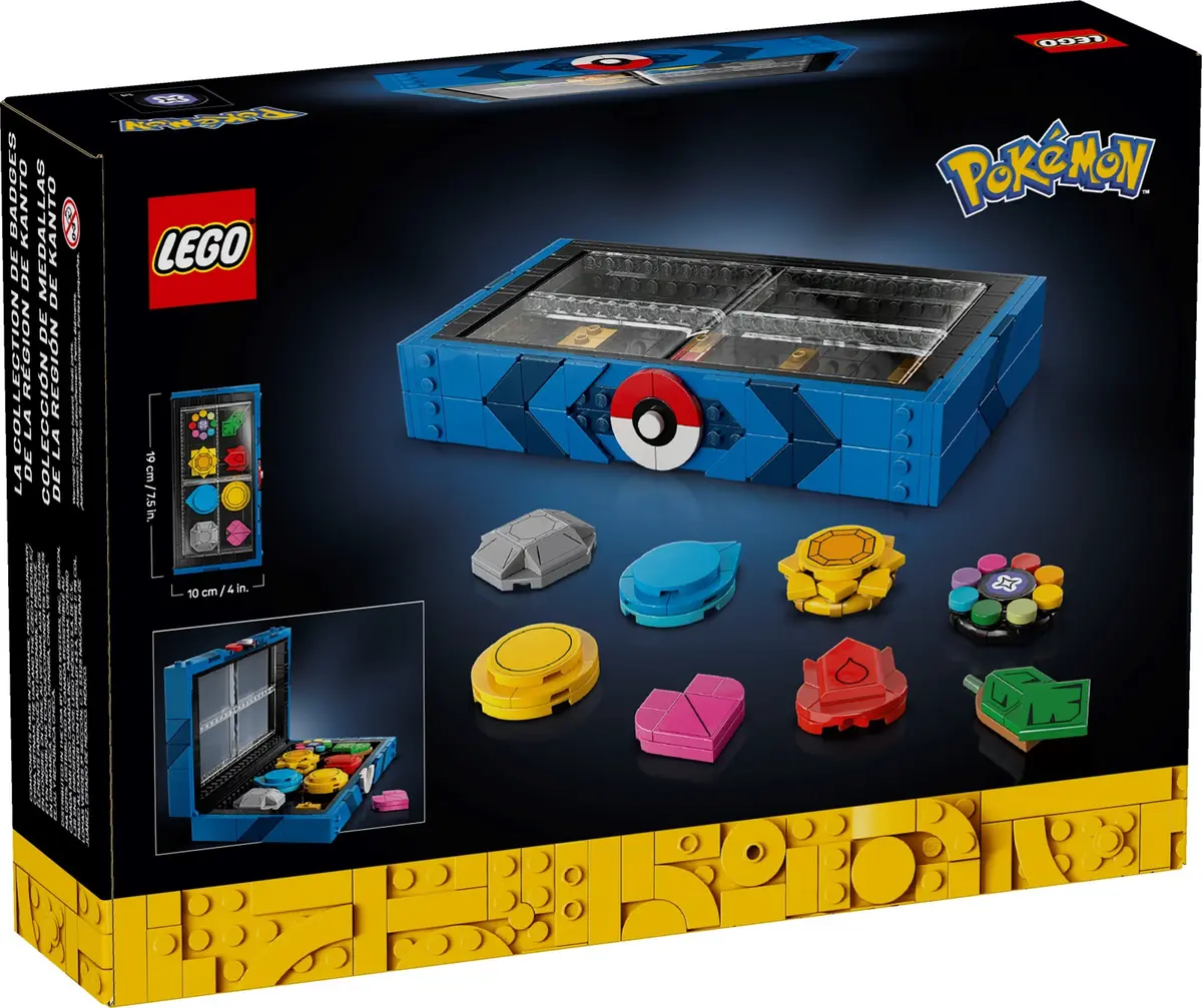 LEGO Pokémon 40892 Kanto Region Badge Collection set, image 3