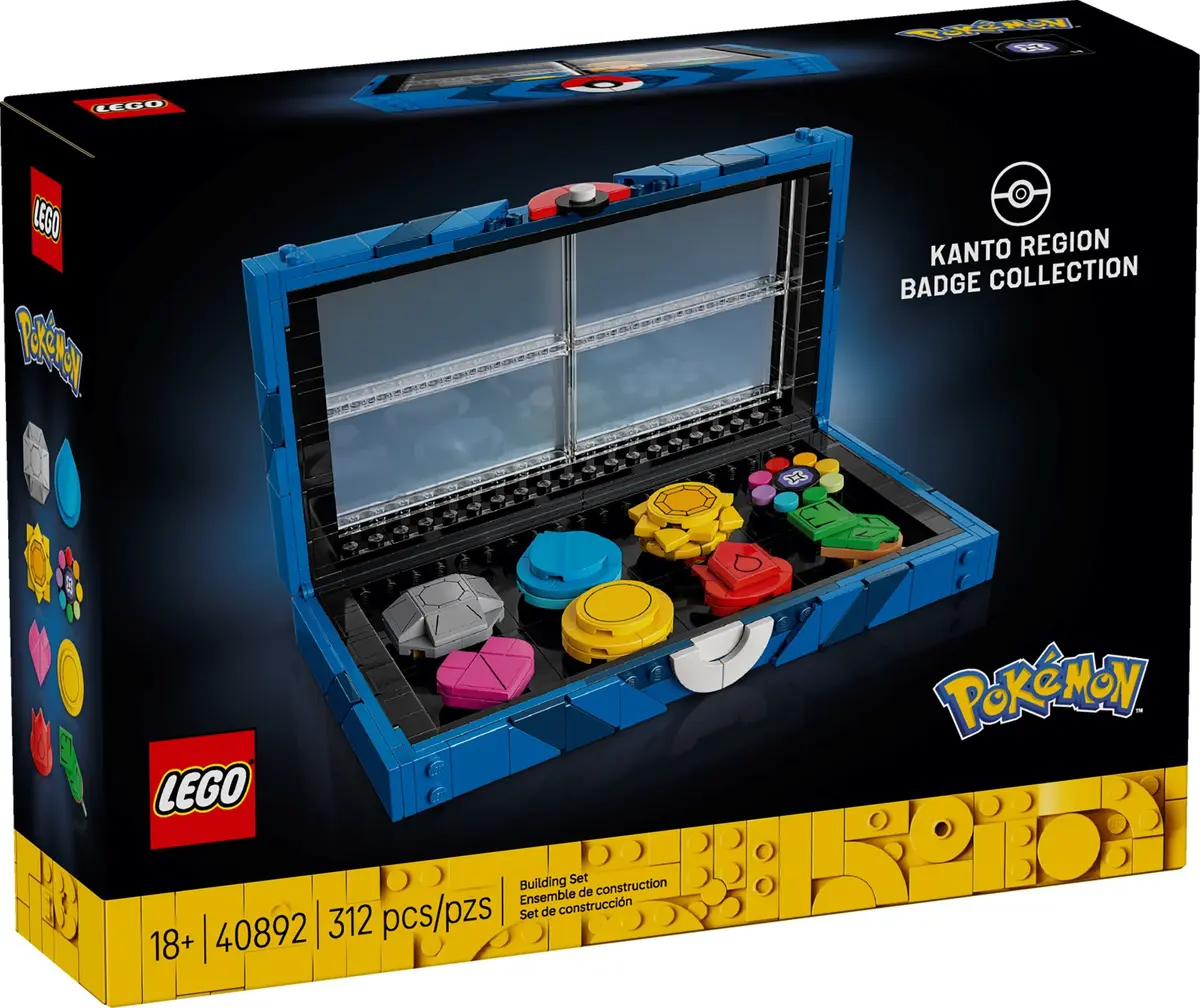 LEGO Pokémon 40892 Kanto Region Badge Collection set, image 5