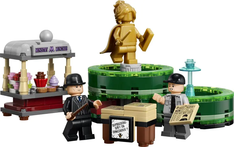 LEGO Harry Potter 40901 Ministry Munchies & The Daily Prophet Stands set
