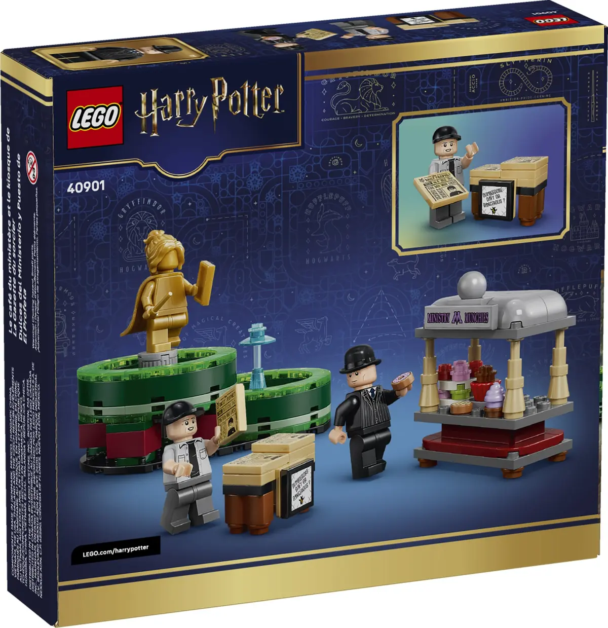 LEGO Harry Potter 40901 Ministry Munchies & The Daily Prophet Stands set, image 2