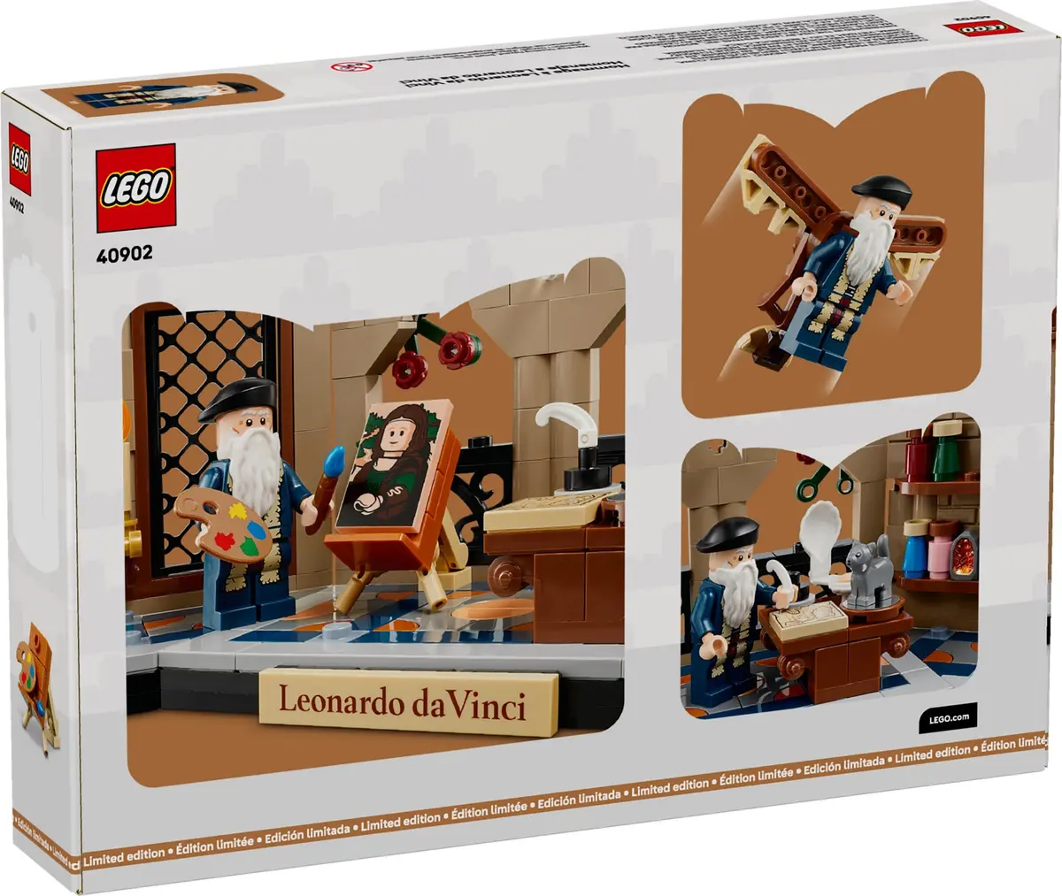 LEGO Promotional 40902 Tribute to Leonardo da Vinci set, image 3