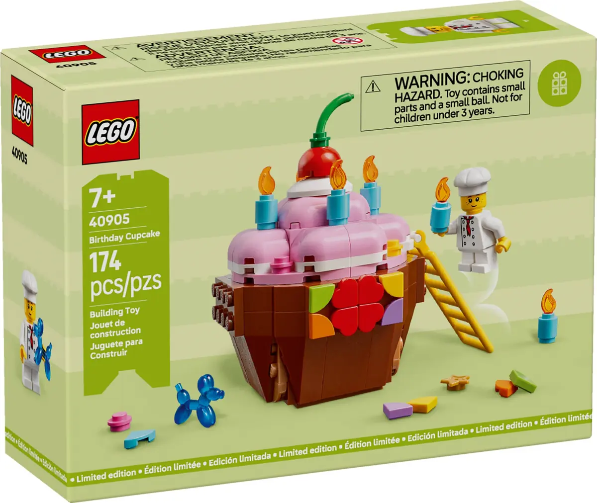LEGO Seasonal 40905 Birthday Cupcake set, image 2