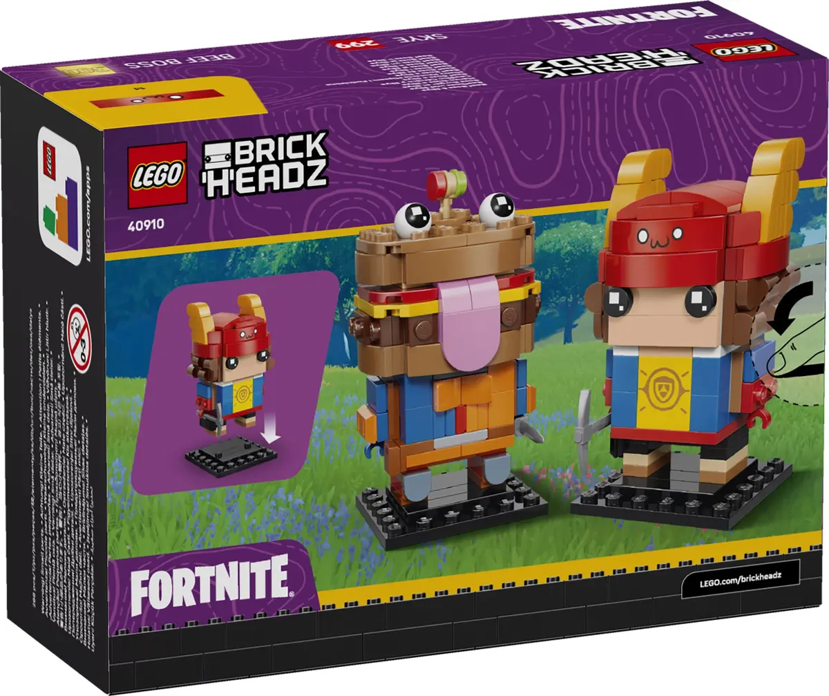 LEGO BrickHeadz 40910 Beef Boss & Skye set, image 3